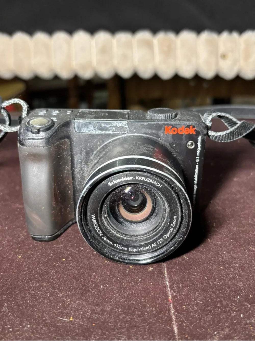 Kodak Black Compact Digital Camera with Lens and Strap